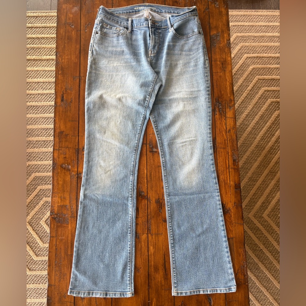 Old Navy Light Blue Boot Cut Jeans